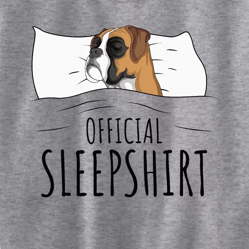 Boxer Dog Sleepshirt Kids Sweatshirt