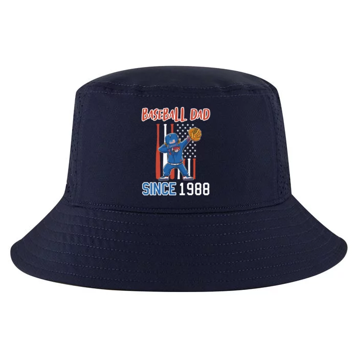 Baseball Dad Since 1988 Meaningful Gift Cool Comfort Performance Bucket Hat