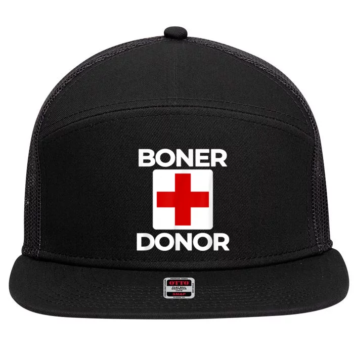 Boner Donor Shirt Funny Halloween shirt 7 Panel Mesh Trucker Snapback Hat