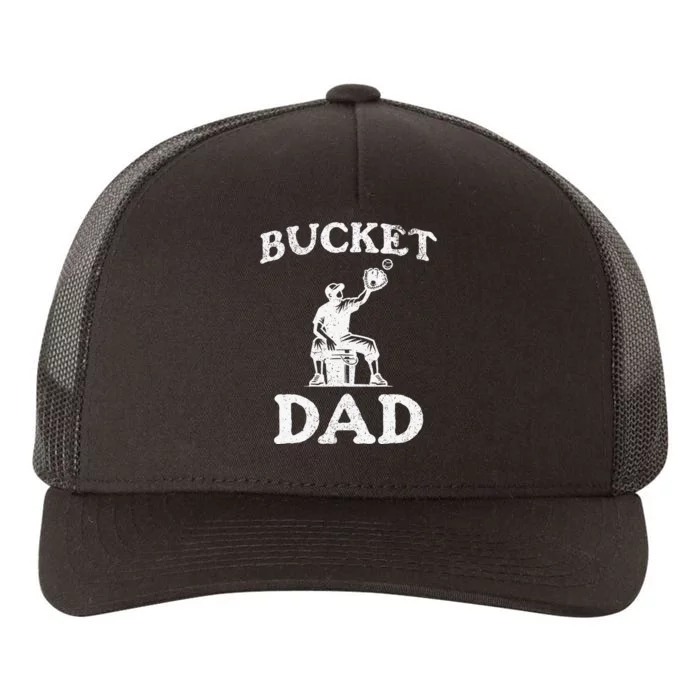 Bucket Dad Softball Dad Baseball Yupoong Adult 5-Panel Trucker Hat