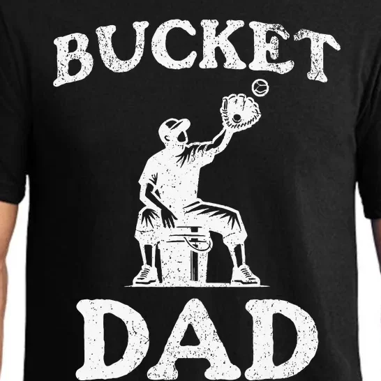 Bucket Dad Softball Dad Baseball Pajama Set