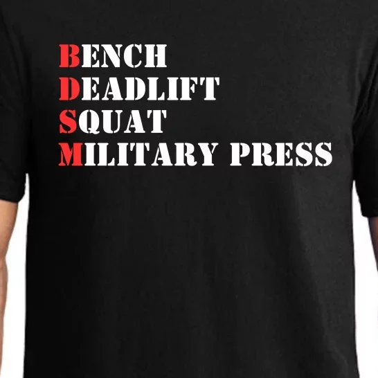 Bench Deadlift Squat Military Press Pajama Set