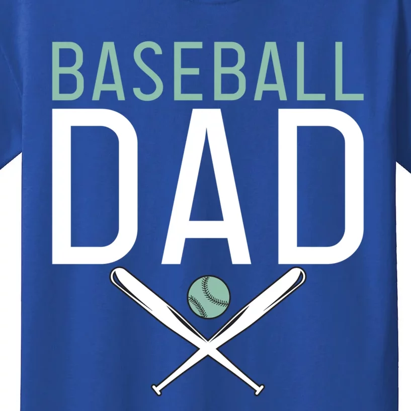 Baseball Dad Sport Father Daddy Gift Kids T-Shirt