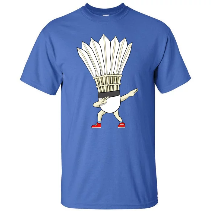 Badminton Dabbing Shuttlecock Birdie Badminton Cute Gift Tall T-Shirt