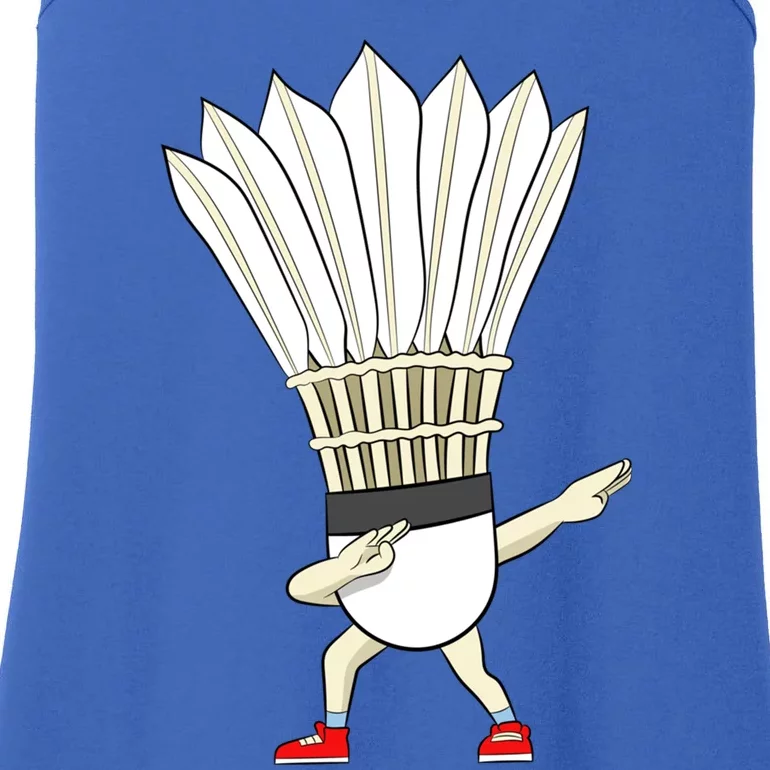 Badminton Dabbing Shuttlecock Birdie Badminton Cute Gift Ladies Essential Tank