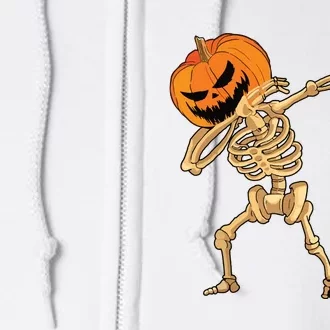 Basketball Dabbing Skeleton Boy Halloween Basketball Full Zip Hoodie