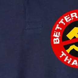 Better Dead Than Red Softstyle Adult Sport Polo