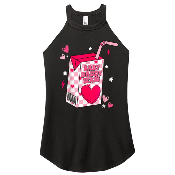 Baby Daddy Tears Women’s Perfect Tri Rocker Tank