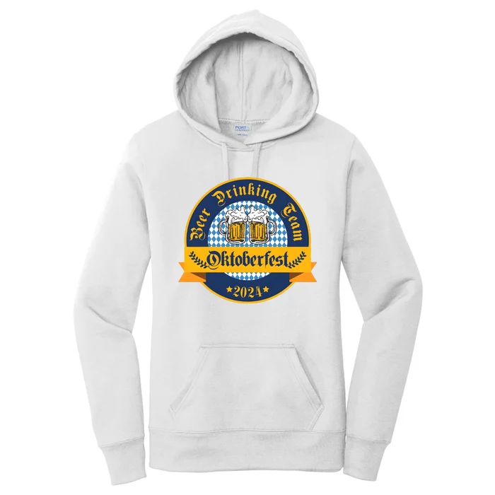 Beer Drinking Team Oktoberfest Women's Pullover Hoodie