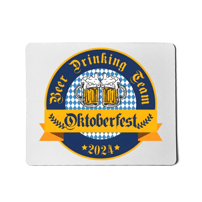 Beer Drinking Team Oktoberfest Mousepad