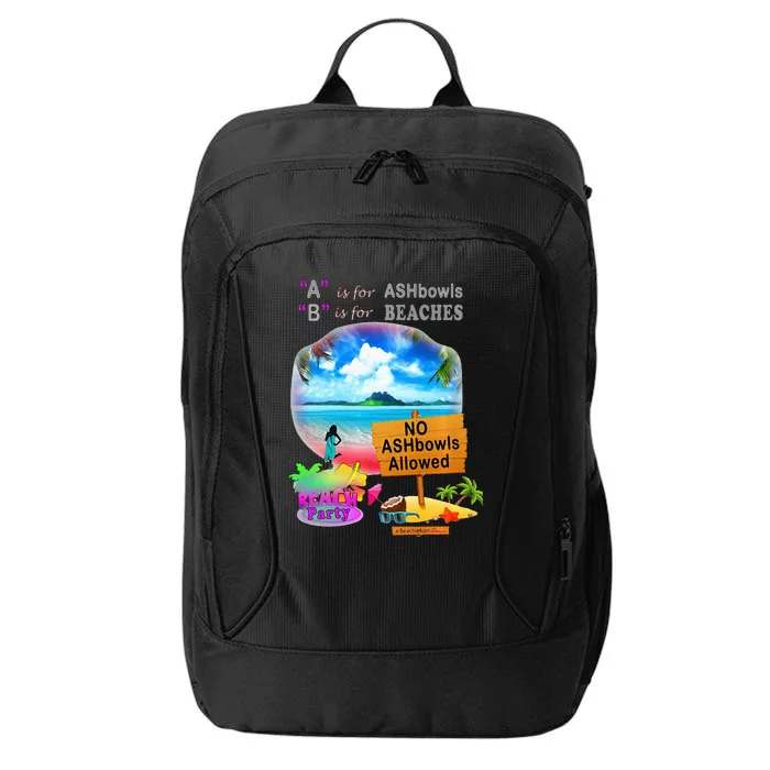 Beachiekon Designs Teaseteetops B Is For Beachies City Backpack