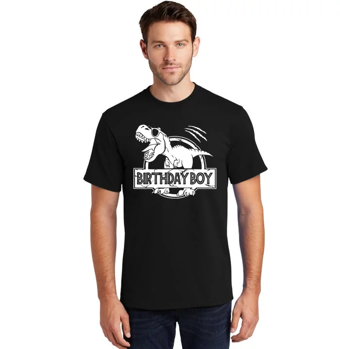 Birthday Dino T Rex Dinosaur Matching Family Tall T-Shirt