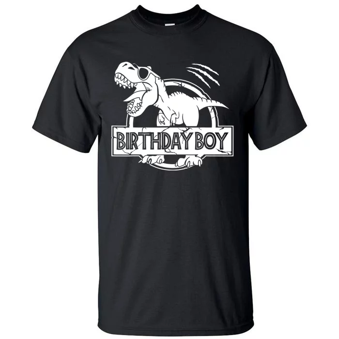 Birthday Dino T Rex Dinosaur Matching Family Tall T-Shirt