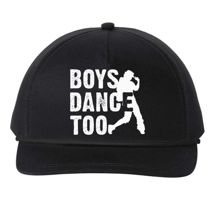 Boy Dance Too Cool Dancing Dancer Snapback Five-Panel Rope Hat