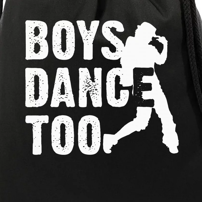 Boy Dance Too Cool Dancing Dancer Drawstring Bag