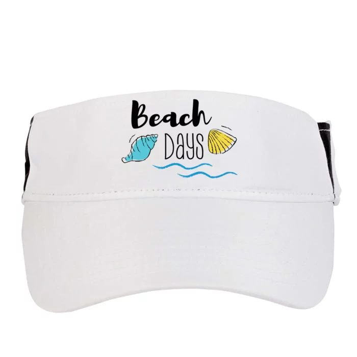 Beach Days Travel Vacation Summer Adult Drive Performance Visor