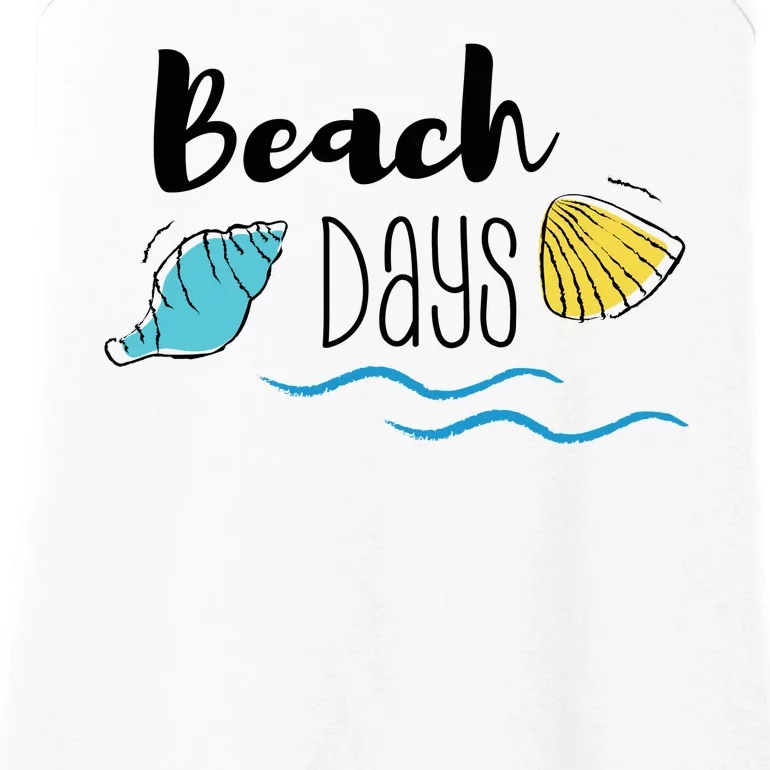 Beach Days Travel Vacation Summer Ladies Essential Tank