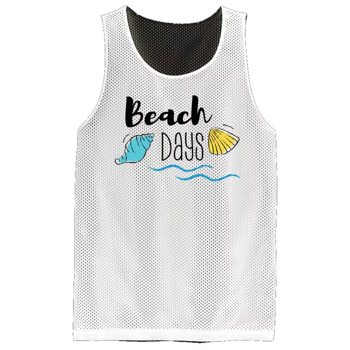 Beach Days Travel Vacation Summer Mesh Reversible Basketball Jersey Tank