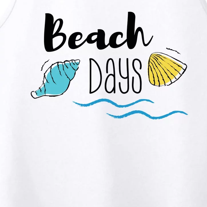 Beach Days Travel Vacation Summer Performance Tank