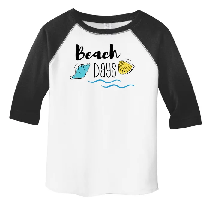 Beach Days Travel Vacation Summer Toddler Fine Jersey T-Shirt