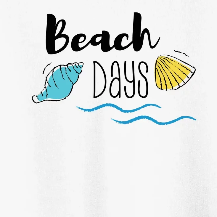 Beach Days Travel Vacation Summer Toddler T-Shirt