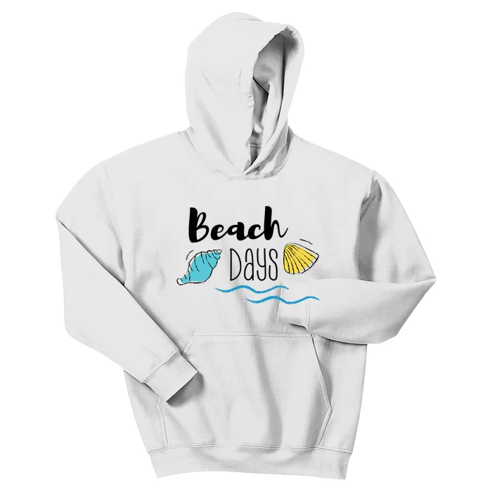 Beach Days Travel Vacation Summer Kids Hoodie