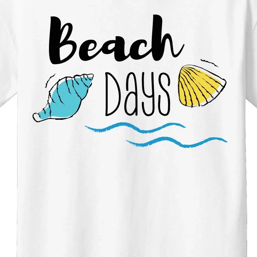 Beach Days Travel Vacation Summer Kids T-Shirt