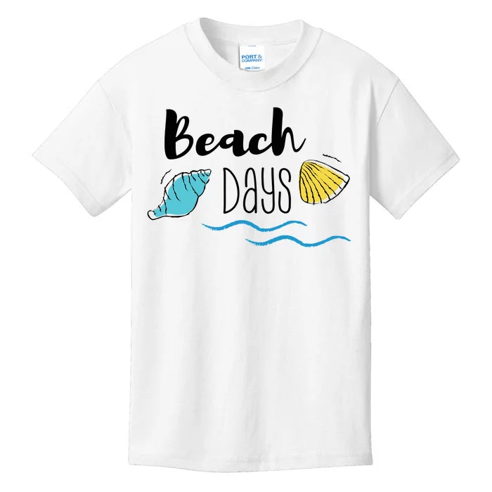 Beach Days Travel Vacation Summer Kids T-Shirt