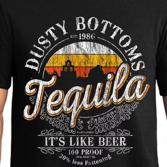 Bottom Dusty Three Amigos Fitted Mexico Tequila Lover Pajama Set