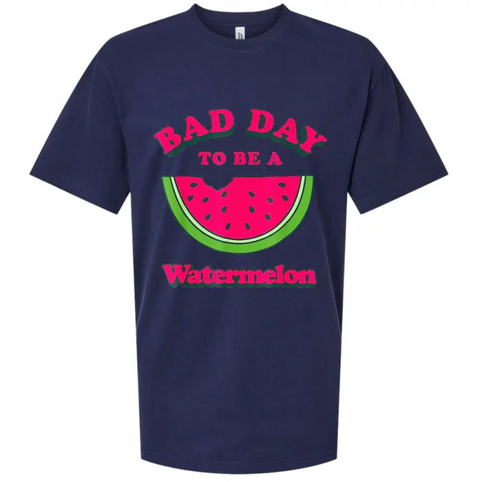 Bad Day To Be A Watermelon Sueded Cloud Jersey T-Shirt