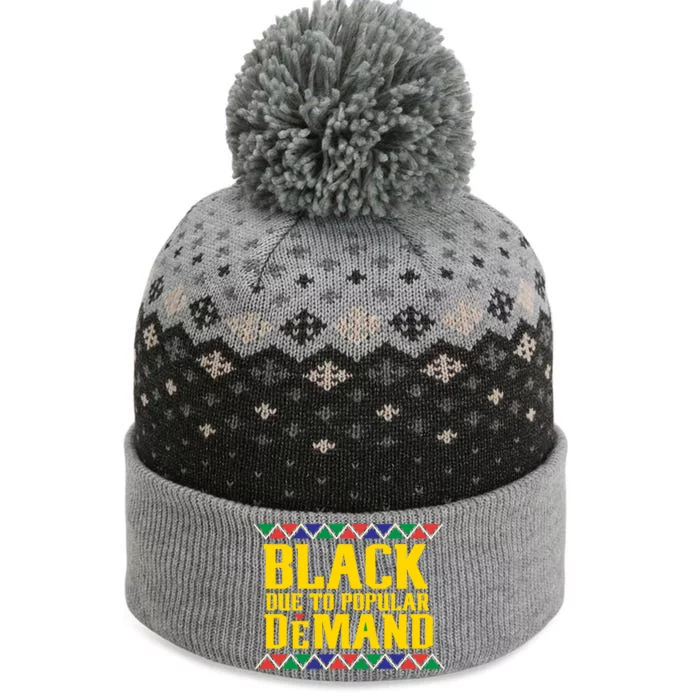 Black Due To Popular Ded African Pride Meaningful Gift The Baniff Cuffed Pom Beanie