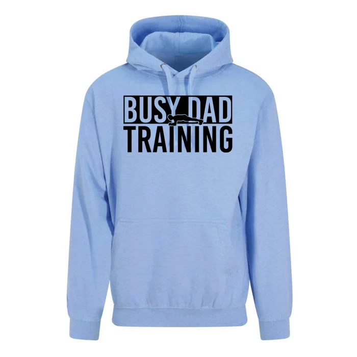 Busy Dad Training Daily Motivation Dads Gift Unisex Surf Hoodie