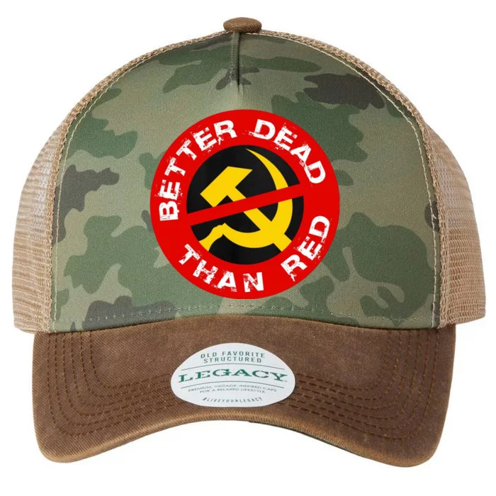 Better Dead Than Red Legacy Tie Dye Trucker Hat