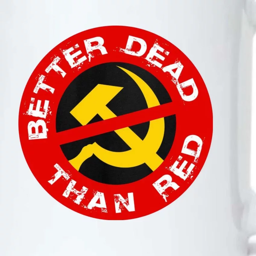 Better Dead Than Red Black Color Changing Mug