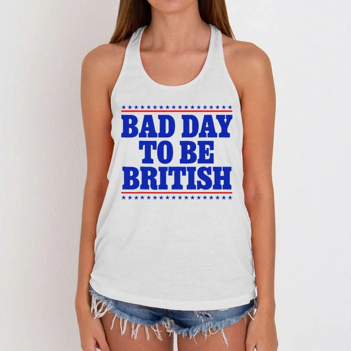 Bad Day To Be British Women's Knotted Racerback Tank