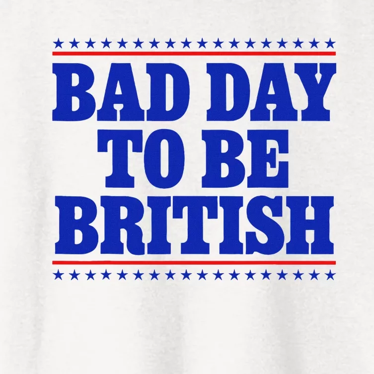 Bad Day To Be British Women's Crop Top Tee