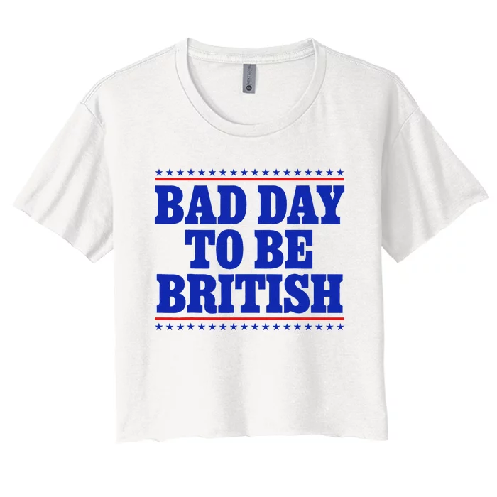 Bad Day To Be British Women's Crop Top Tee