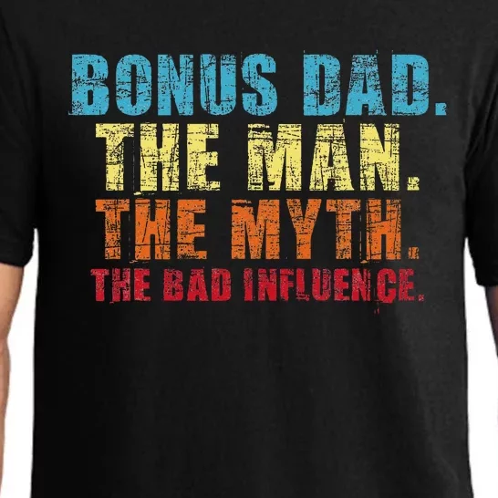 Bonus Dad The Man The Myth Stepfather Uncle Pajama Set