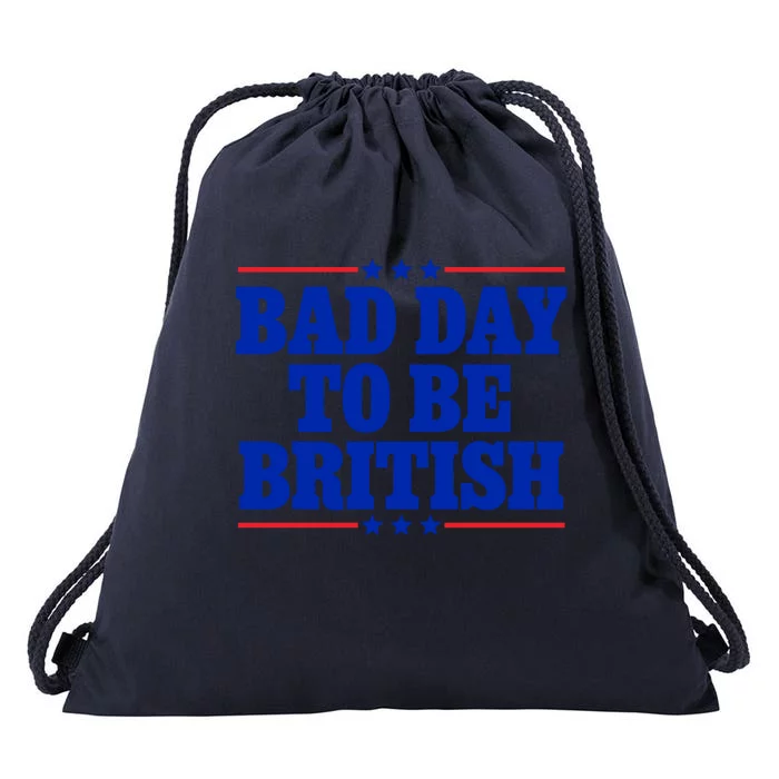 Bad Day To Be British Drawstring Bag