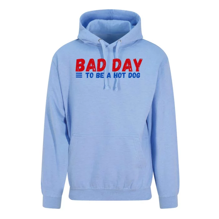 Bad Day To Be A Hot Dog Unisex Surf Hoodie