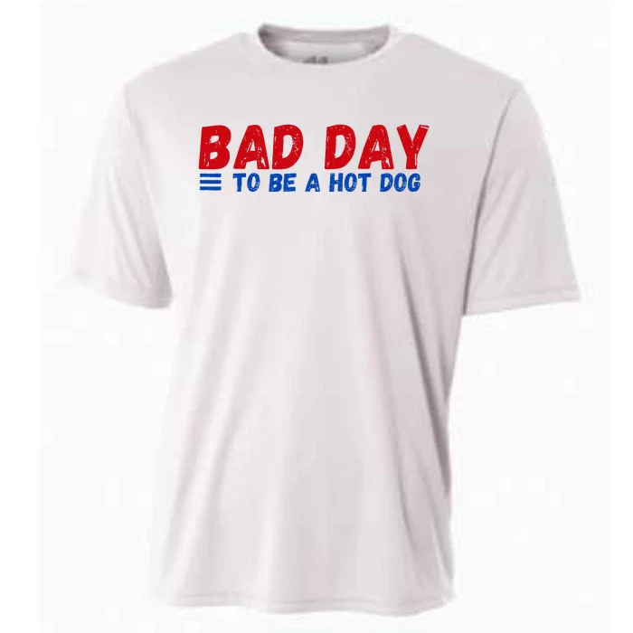 Bad Day To Be A Hot Dog Cooling Performance Crew T-Shirt