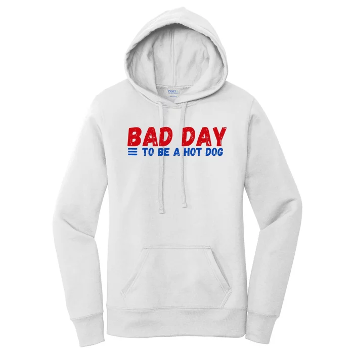 Bad Day To Be A Hot Dog Women's Pullover Hoodie