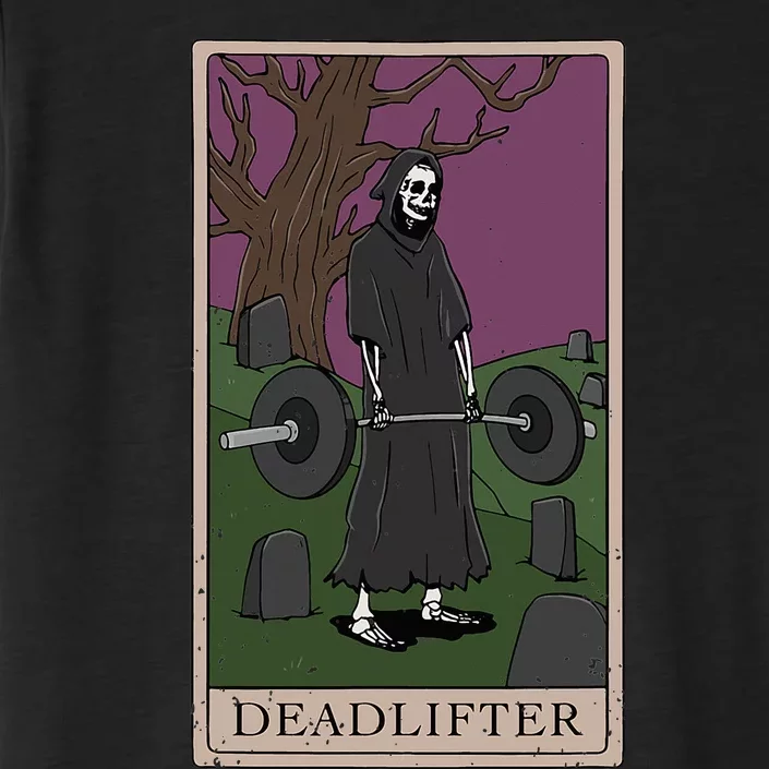 Bodybuilding Deadlifter Tarot Card Strength Training ChromaSoft Performance T-Shirt