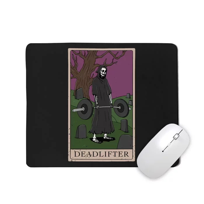 Bodybuilding Deadlifter Tarot Card Strength Training Mousepad