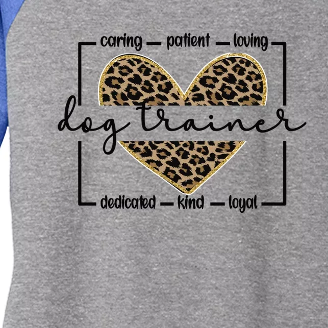 Best Dog Trainer Appreciation Dog Training Gift Women's Tri-Blend 3/4-Sleeve Raglan Shirt