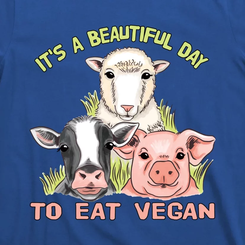 Beautiful Day To Eat Vegan Great Gift World Vegan Day Gift T-Shirt