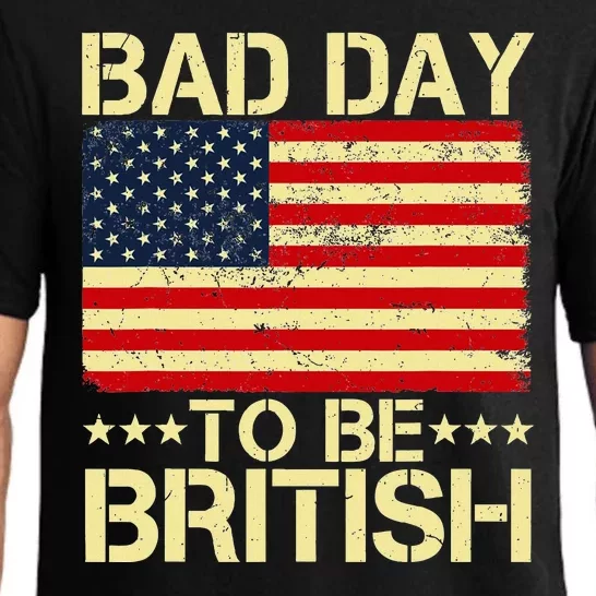 Bad Day To Be British American Flag 4th Of July Pajama Set