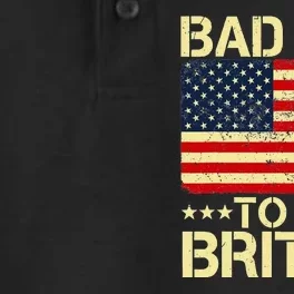 Bad Day To Be British American Flag 4th Of July Dry Zone Grid Performance Polo