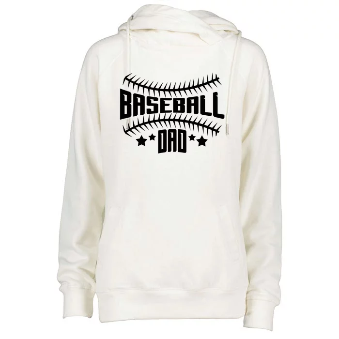 Baseball Dad Trainer Coach Gift Womens Funnel Neck Pullover Hood