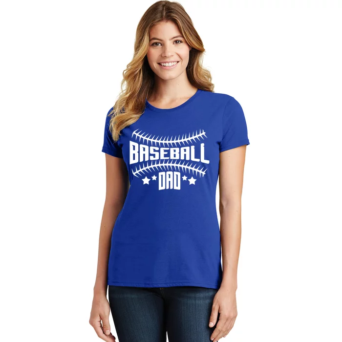 Baseball Dad Trainer Coach Gift Women's T-Shirt